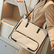 Bolsa Feminina Térmica 2 em 1 para Laptop 15.6'' e Marmita Grande Capacidade