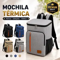 Bolsa Mochila Térmica 20L Conservação de Alimentos Delivery Camping Praia Academia Impermeável