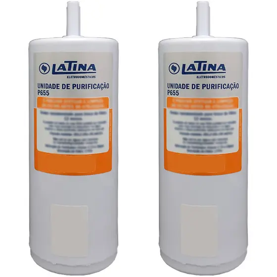 Latina Original Kit 2 Filtros P655 P/ Pn535/Vitamax/Purifive