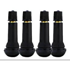 Kit 4 Bico De Pneu Sem Câmera Tr414 De Válvula De Ar