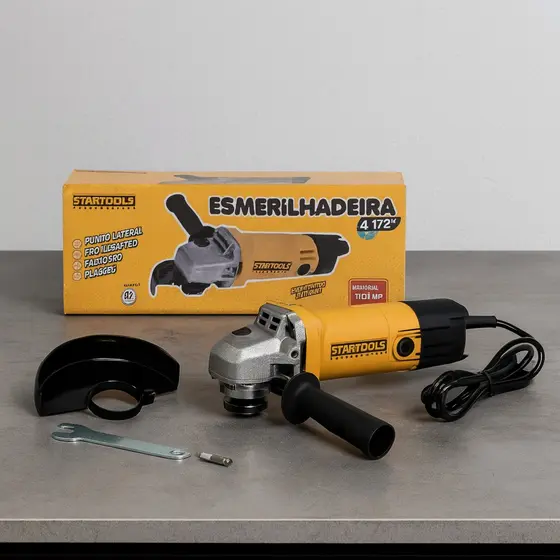 Esmerilhadeira Lixadeira Angular 650w 4.1/2 11000rpm 127/220V