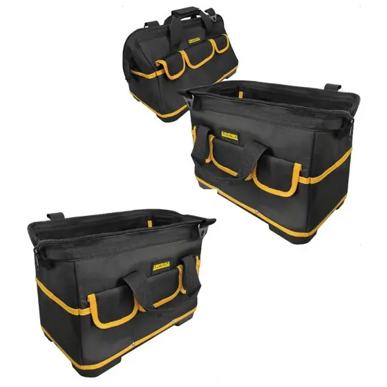 Bolsa Mala Maleta De Ferramentas Em Lona C/Fundo Reforcado Eletricista Encanador