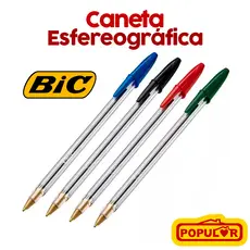 Caneta BIC Cristal 1.0mm Esferográfica Unidades Original