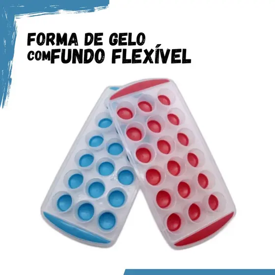 Forma de gelo silicone higienico fácil remoção do gelo