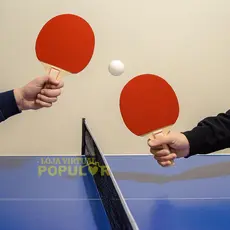 Kit Ping Pong Tênis De Mesa 2 Raquetes 3 Bolinhas Ergonômico Emborrachado