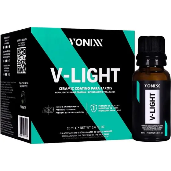 Vitrificador Para Faróis V-light 20ml Vonixx