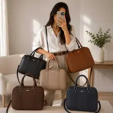 Pasta Executiva Notebook Maleta - Bolsa Transversal Alta Qualidade Reforçada, Bolsos À Prova D'Água
