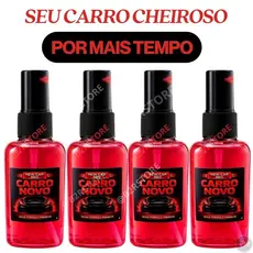 KIT AROMATIZADOR DE CARRO Aromatizante Carro Spray Cheiro de Carro Novo Alta Fixação 60ml Premium