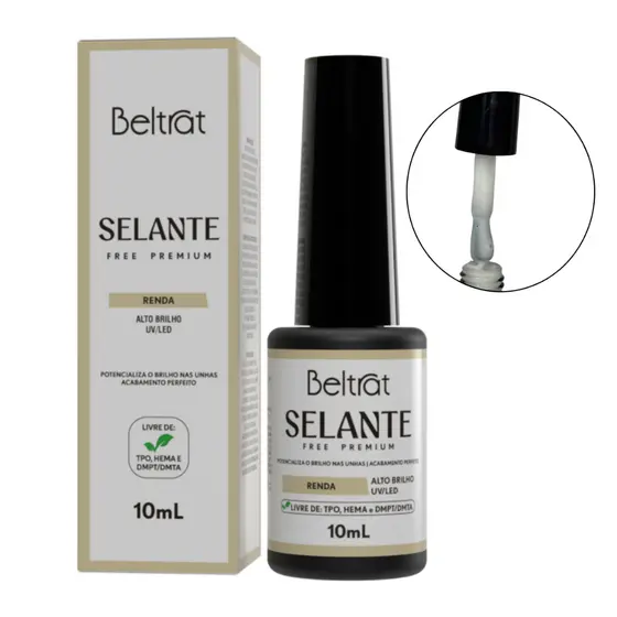 Selante Renda Led/uv Top Coat Beltrat 10ml/ Finalizadores Alongamento Unhas em gel