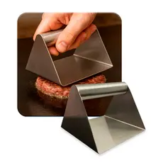 Prensa Smash Burger Modelador de Carne Em Aço Inox