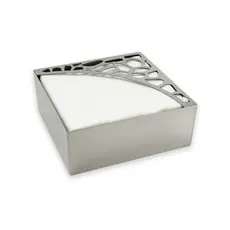 Porta Guardanapo Caixa Aço Inox Para Restaurante Bar