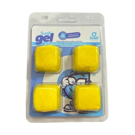 SUALL GEL CLARIFICANTE COM 4 PASTILHAS