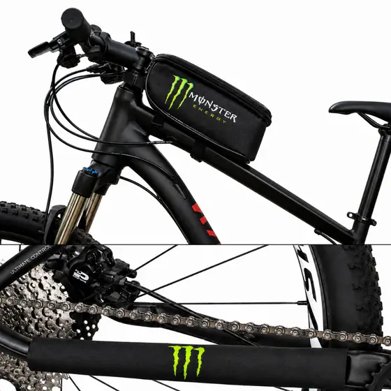 Kit Bike Bolsa de Quadro Impermeável + Protetor de Quadro Anti Risco MTB Speed