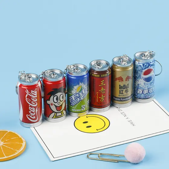 Criativo Caneta Esferográfica De Coca-Cola Estudante Chaveiro Telescópico Estudantil Papelaria Presente