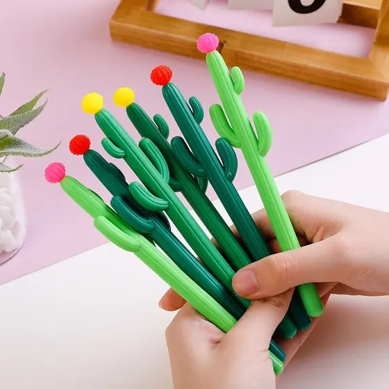 Nova Planta Criativa Cactus Unisex Pen Suprimentos Estudantis Artigos De Papelaria Presentes