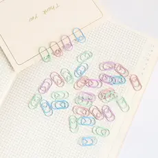 Novo 10/30/50pcs Colorido Colorido Em Forma de Amor Mini Clipes De Papel Coração Pequeno E Plástico