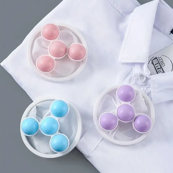 Kit 4 Filtro Coletor Pelos Fiapos E Cabelos Maquina Lava Roupas Saco Flutuante Para Remover De Lavagem