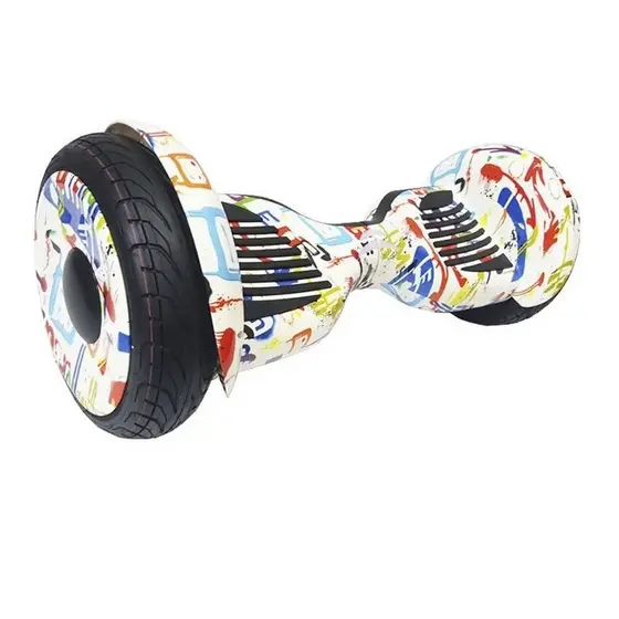 Hoverboard 10 Polegadas Grafite Original Skate Elétrico Led Bluetooth e Bolsa