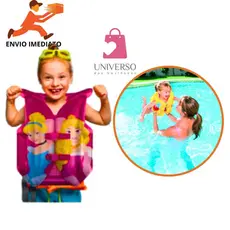 Colete Inflável Boia Infantil Piscina Praia Menina Criança