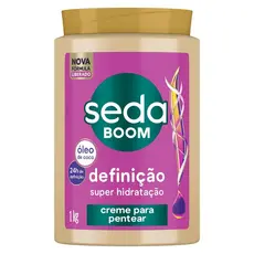 Creme Para Pentear Seda Boom Definição Super Hidratação 1kg
