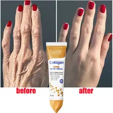 Colágeno Creme Para As Mãos De Rachaduras Na Pele Suavizar Nutrir Secagem Clareamento Hidratante Cuidados Com A Coreana