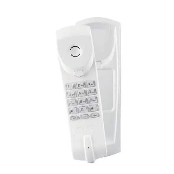 Interfone e Telefone Digital para Condominio Intelbras TC 20 - Branco e Preto