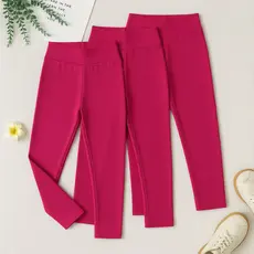 Kit 3 Calças Legging Tecido Suplex Flanelado Forrado com Fleece