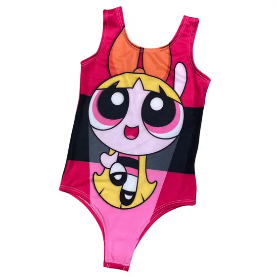 Body Collant  Infantil Estampa Meninas Super Poderosas