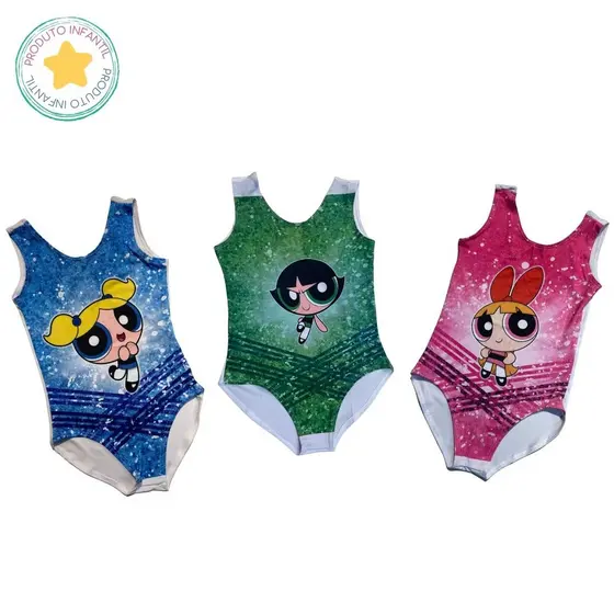Kit 3 Bodys Infantil Meninas Super Poderosas