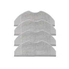 Kit 4 Mop Xiaomi S40c S40 H40 Refil Pano Robô Aspirador Microfibra Lavável Compatível Alta Absorção