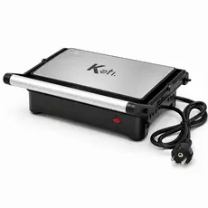 Grill e Sanduicheira Elétrica Multiuso Koti Elegance Toast Inox Antiaderente Esquenta Rápido 1000w 110V ou 220v