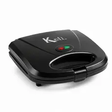 Sanduicheira Grill Elétrica 750W Antiaderente Koti Preta Faz 2 Sanduíches Rápido 110V ou 220V
