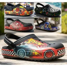 Babuche Infantil chinelo Papete Sandália de Menino confortavel duravel Desenhos.