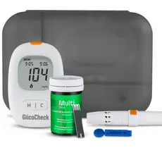 Monitor de Glicemia Glicocheck Careplus Alta Precisão - HC487 Para Medir Glicose
