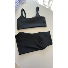 Conjunto Fitness short Cintura Alta e Top Suplex Conjunto de Academia Top e short