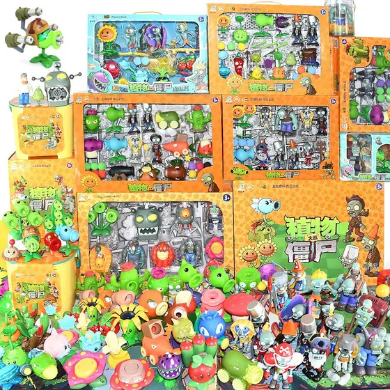 Original Boxed Jogo De Batalha Plants vs. Zombies PVZ Zombie Dolls em Massa Figuras De Plantas Pode disparar lançamento