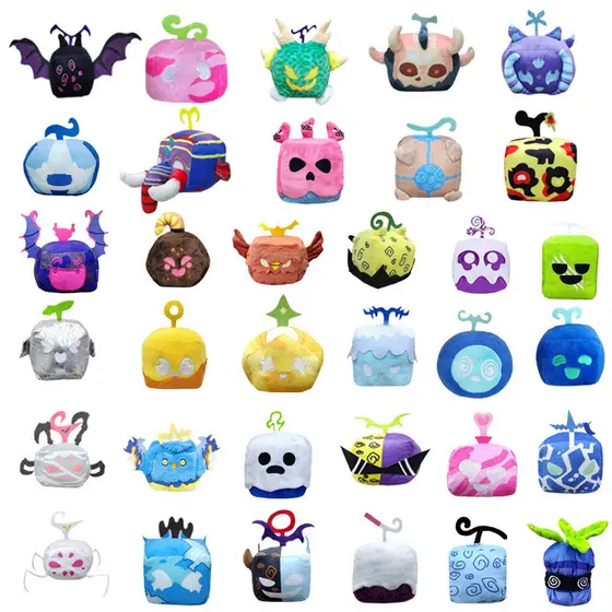 Roblox Blox Fruit Plushie Toy Spirit Dragon Control bloxfruit Adventure Stuffed Fruit Toy Presente de Natal
