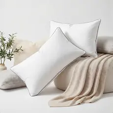 Fronha 70x50cm Micropercal 200 Fios Toque Macio Durabilidade Elegância Acetinado Conforto Decoração