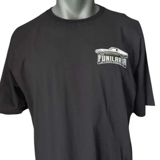 Camisetas de trabalho para funilaria malha fria de alta resistência estampa frente costas
