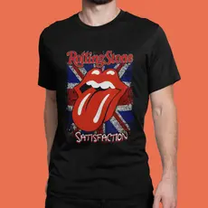 Camiseta Rock n'Roll Rolling Stones malha algodão penteado estampa linda show festas eventos passeio dia a dia balada