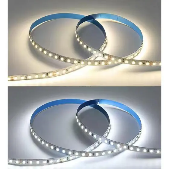 Fita LED 5m 12v 120L Quente 3000k e Branco Frio 6000k