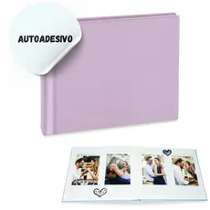 Álbum de Fotos Autoadesivo LILÁS - Filmes Instax Mini Fujifilm