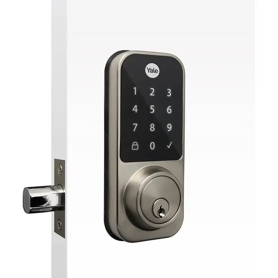Fechadura Digital YDD 120 CROMADA Senha, chave a prova dagua
