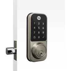 Fechadura Digital YDD 120 CROMADA Senha, chave a prova dagua