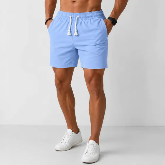 Short Linho Masculino Casual Verão Estilo Urbano Confortável Mauricinho