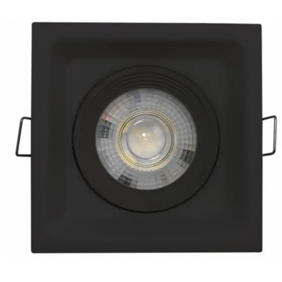 Luminaria Spot Recuado LED Deep 5W 6500K Quadrado Preto Embutir