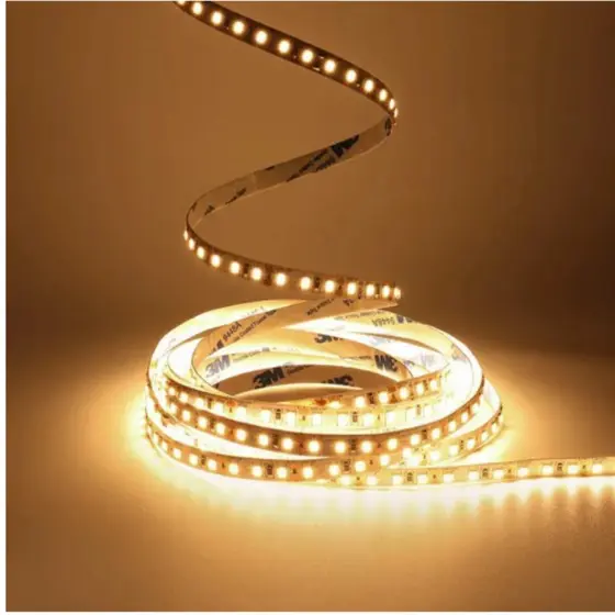 Fitas LED 12V 4,8W/m 3000K IP20 2835 60LEDs/m 8mm - Para movél e Perfil- Kit c/ 4 Unidades