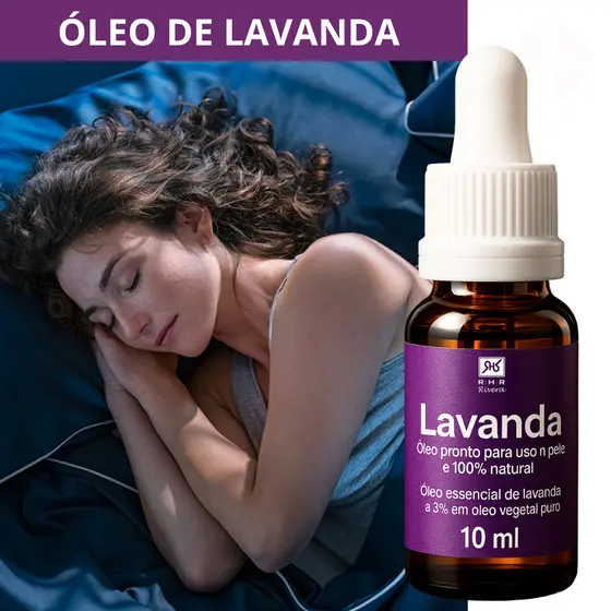 Óleo de Lavanda 10ml - Pronto para Pele