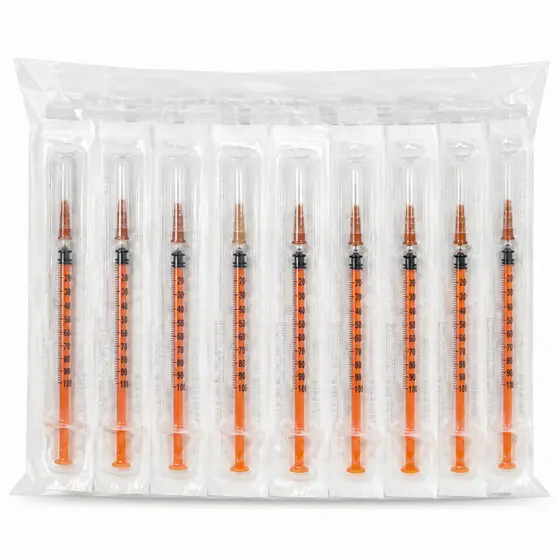 - Seringa Insulina Botox 1ml 100ui Agulha Fixa 8x0,30  1 Ml SR  procedimentos agulha fixa