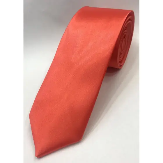 Kit 10 Gravatas Coral Para Padrinhos